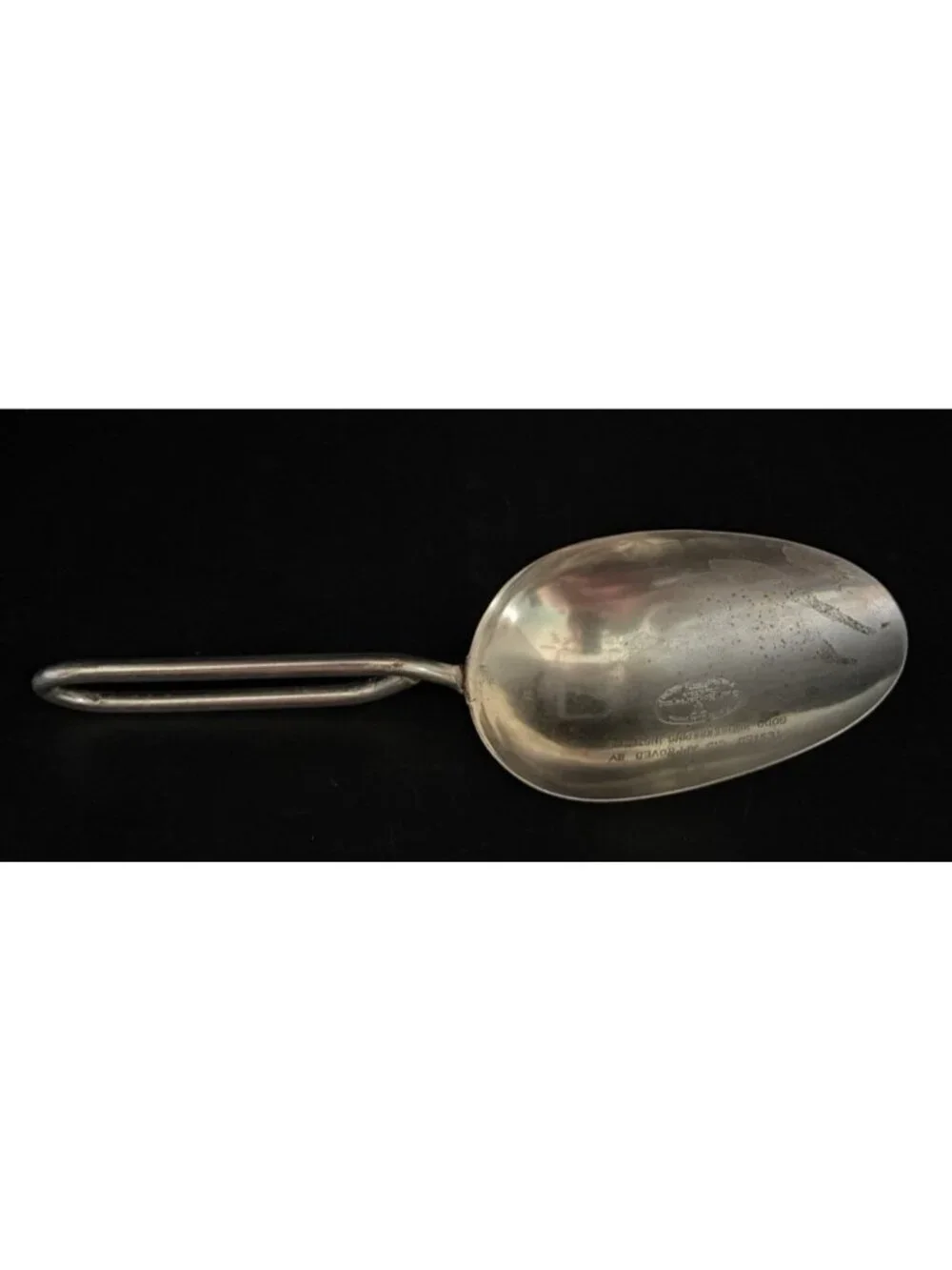 Vintage Metal Measuring Scoop WB/W Approved Good Housekeeping Rustic Primitive